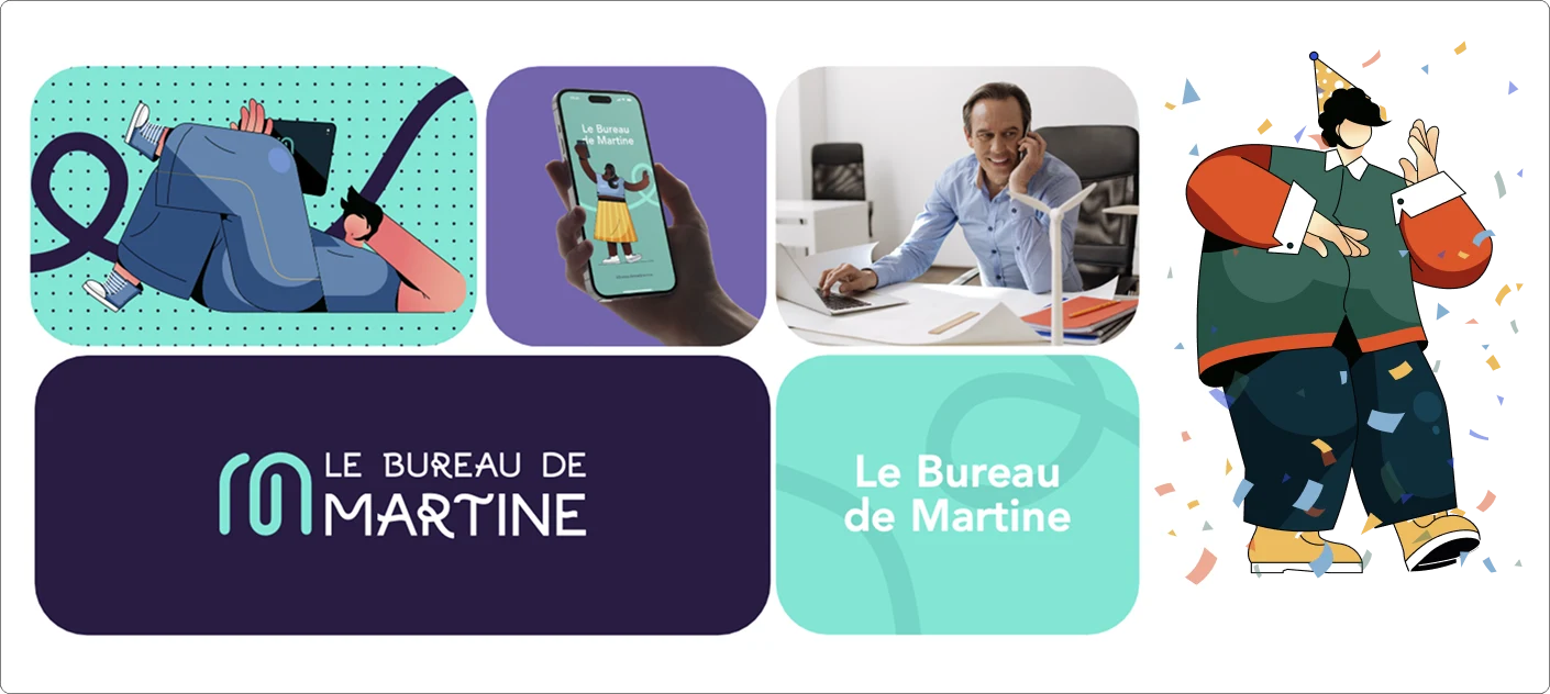 Le Bureau de Martine — brand applications