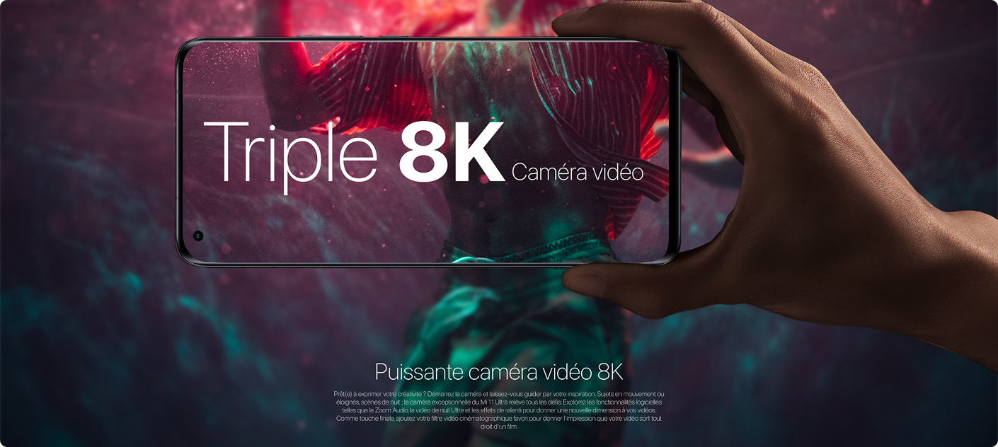 Mi 11 Ultra — Triple 8K video